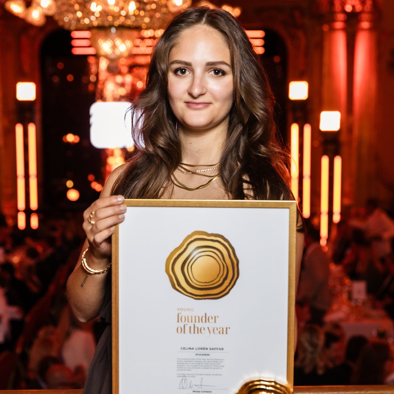 Celina Bild 1 Founders Alliance, Young Founder of the Year Gold Celina Lorén Saffar, STUCKIES 10 (1)