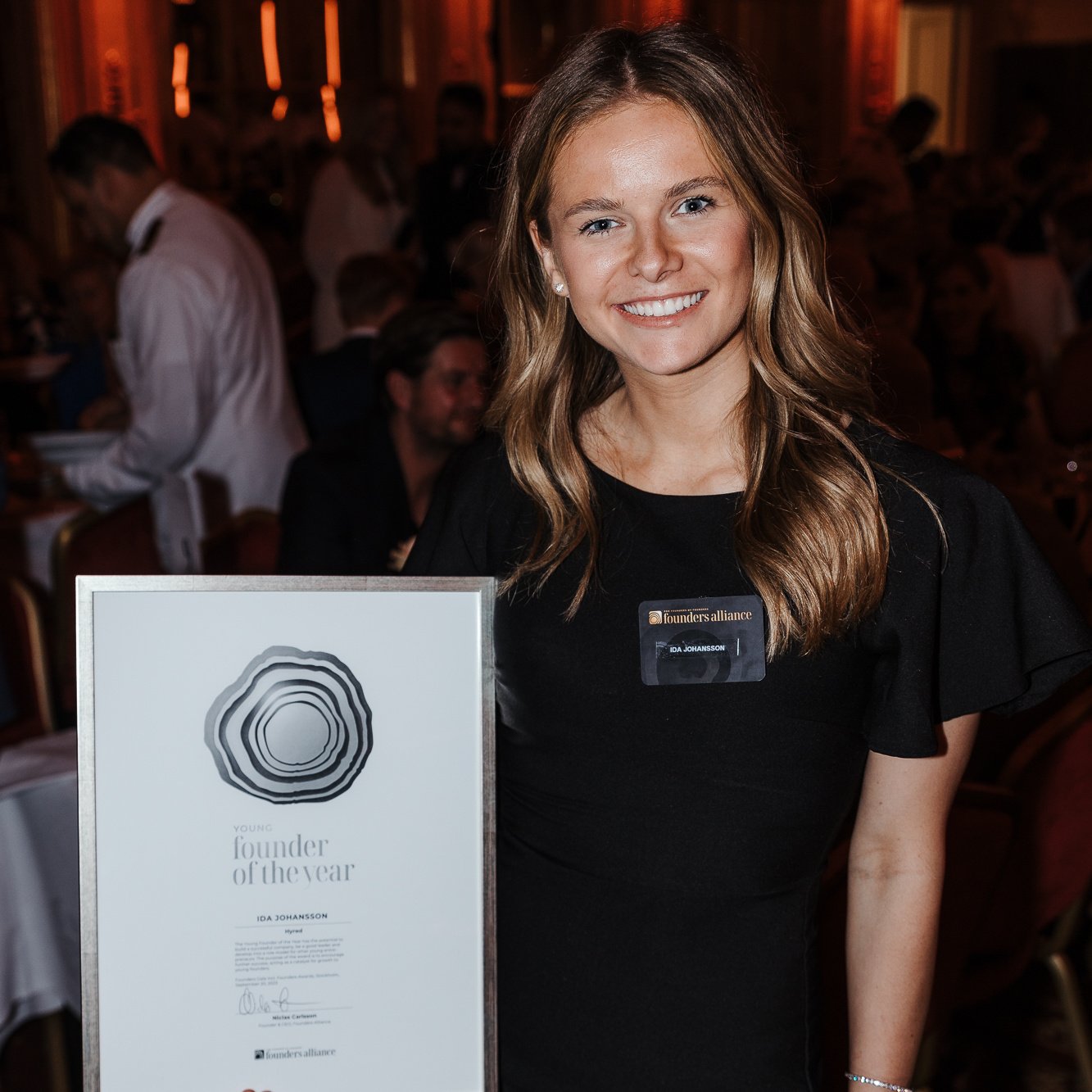 Ida Johansson, Hyred Young Founder of the Year