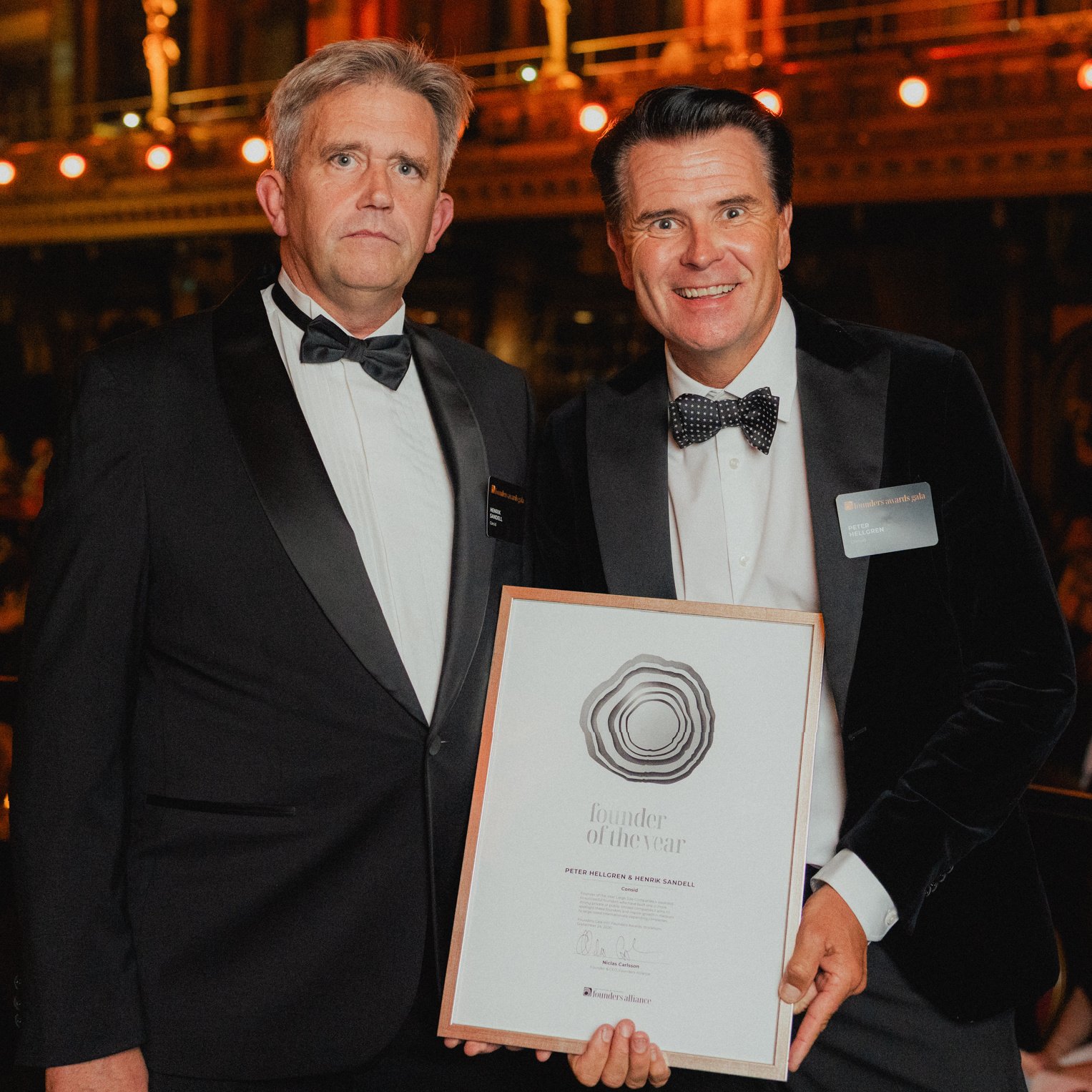 Peter Hellgren & Henrik Sandell, Founders of Consid FoundersAlliance26-JeanLapin-3588