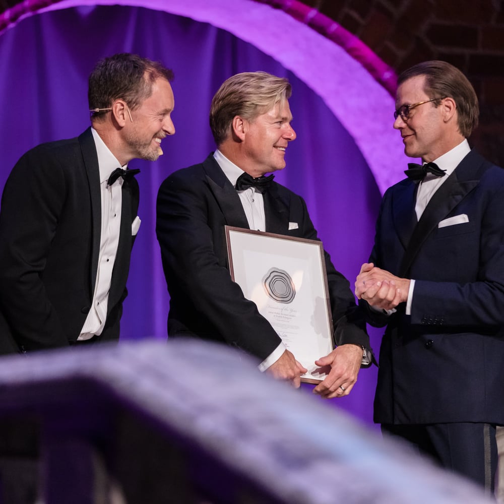 Founder of the Year Silver 2021, Johan Waller, Kristian Liljefors and Fredrik Palmgren, Business Wellness Group